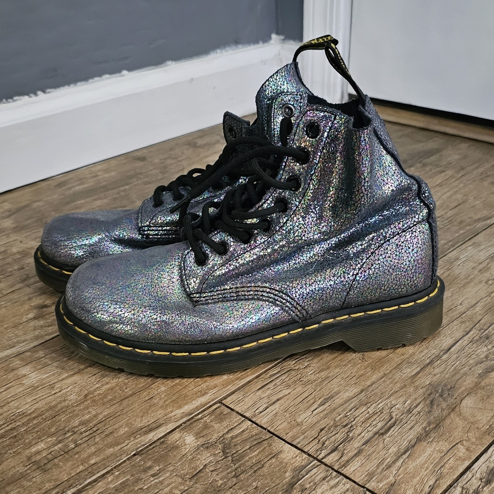 Dr. Martin Rainbow Ray Suade boots